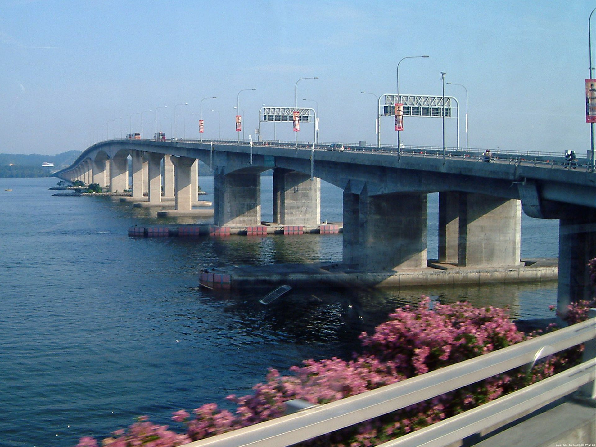 Malaysia-Singapore Second Link bridge route context